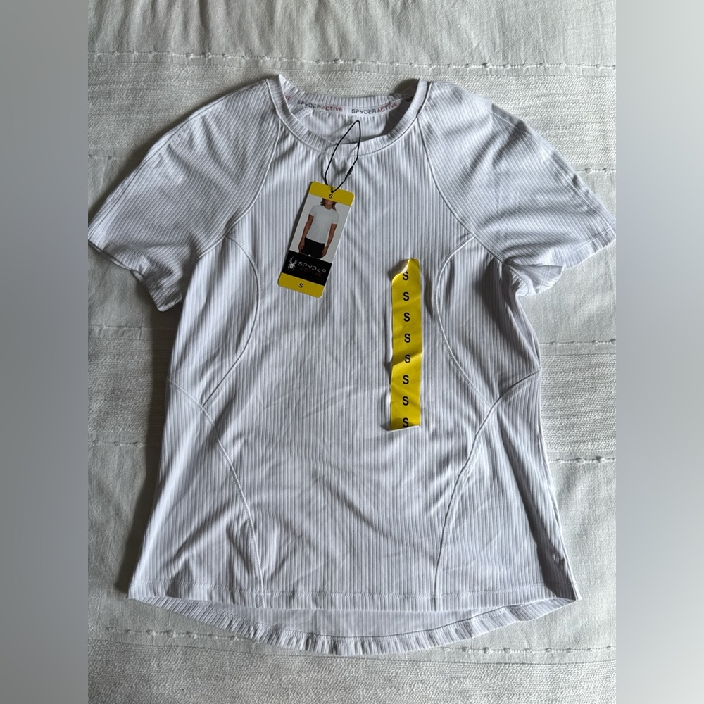 Spyder Women's White Short Sleeve Tee